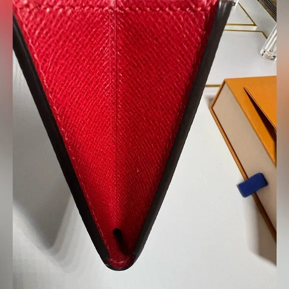 LOUIS VUITTON ♥️ Emilie Wallet In Damier Ebene Canvas - Picture 9 of 14